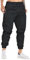 Cindeyar Herren Hosen Slim Fit Casual Jogger Sporthose Freizeithose Cargo Chino Jeans Hose (Schwarz 01,L)