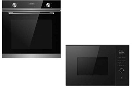 Cookology TOF620SS 72L Built-In Electric Oven & 25L Microwave Pack