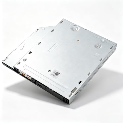 Byte Av CD DVD-brännare, Seriell SATA Slim CD DVD-brännare-spelare, Aluminiumlegering Intern SATA-fack Laddar DVD RW-enhet för Bärbara Datorer (12,7 mm)