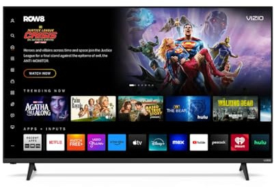 VIZIO 55 4K UHD QLED Smart TV with Dolby Vision HDR, Wi-Fi 6, HDMI 2.1, Bluetooth, Alexa and Apple AirPlay Compatible (VQD55M-0804) (Renewed)