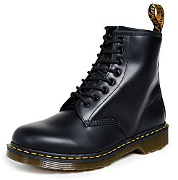 Dr. Martens 1460 Smooth, Unisex-Erwachsene Combat Boots, Schwarz (1460 Smooth 59 Last BLACK), 46 EU