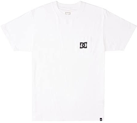 DC Shoes Young Mens Star For T-Shirt, Bright White, S EU