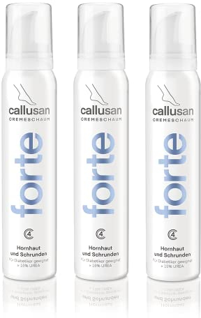 Callusan - Forte - Cremeschaum - Pflege bei Hornhaut - 3x 125 ml