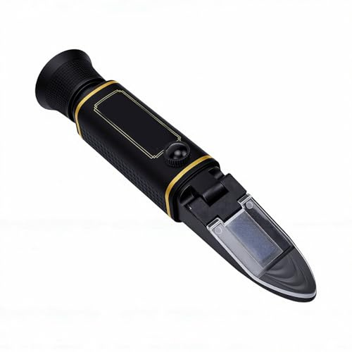 ZJchao Soy Milk Brix Refractometer Handheld Sugar Meter with ATC 0-25% Soybean Juice 0-32% Brix for Tofu Production Food Service Home Kitchen