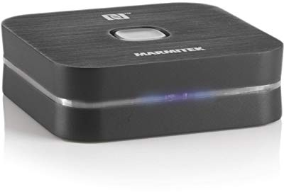 Bluetooth Empfänger Marmitek BoomBoom 80 – Musik kabellos streamen – NFC & 3,5mm Klinke – HiFi Stereo Klang – Kompakter Bluetooth Receiver – Heim HiFi