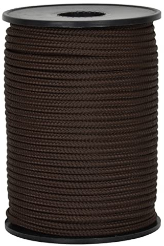 Corderie Italiane 006059394 Cordino Colorato Hobby, testa di moro, 2.5 mm, 25 mt