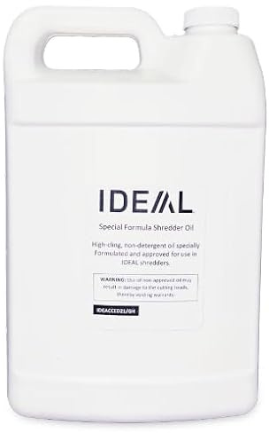 ideal Special High-Cling Lubricating Oil for ideal Shredders, Great for Any Automatic Oiler, Non-Toxic, Non-Detergent, Extend Life of Your ideal Shredder (1 Gallon Bottle)