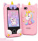 Kikapabi Kids Phone for kid with Dual Camera, Toddler Educationl Kids Smart Phone for Age 3-8, Unicorn Travel Toys for Christmas Birthday Gifts for 3 4 5 6 7 8 Years Old Girls (Pink)