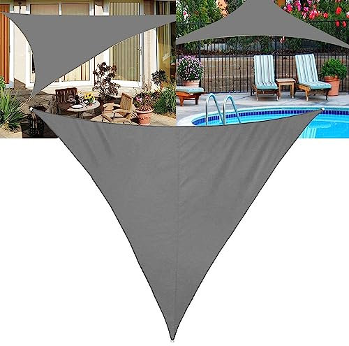 Tenda parasole triangolare impermeabile per esterni, tenda parasole per garage, patio, giardino, balcone e campeggio, riparo dal sole traspirante (2 x 2 x 2 m, 3 x 3 x 3 x 3 m)