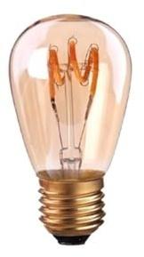 Luopan Indoor Lighting, Pack of 20, Led Ball Bulb AC110V E26 3W S14/ST45/T45 Warm Yellow 2200K Flex Light Retro Decorative Light Source(ST45 3W)