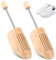 Zhufas Schuhspanner Holz, 2 PCS Herren Damen Stiefelspanner, Schuhstrecker, Metall Schuhdehner, Stiefelspanner aus Echt-Holz mit Metall-Spiralfeder, Auch für Stiefel Oder Sneaker Geeignet(42-46)