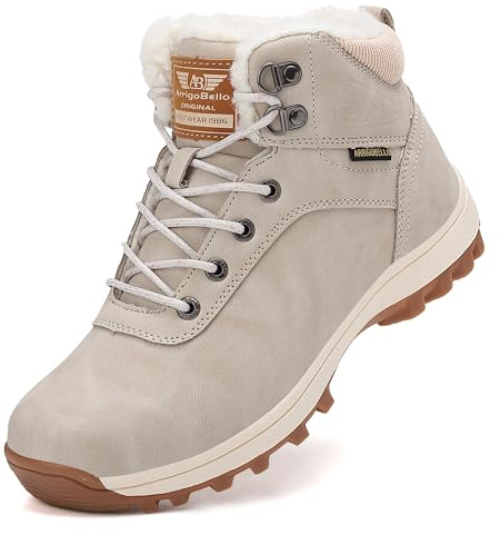 ARRIGO BELLO Botas Mujer Hombre Nieve Botines Invierno Cálido Zapatos Antideslizantes Forradas Boots fur Unisex 36-46