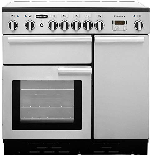 Rangemaster Professional Plus PROP90ECSS/C 90cm Electric Range Cooker with Ceramic Hob - Stainless Steel