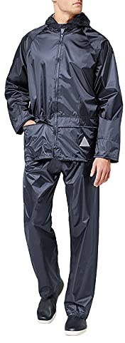 Result RE95A Heavyweight Waterproof Jacket/Trouser Suit - Navy, Large