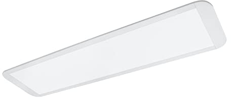 LEDVANCE Pendelleuchte mit direkter und indirekter Lichtausstrahlung | energiesparend, 36W, warm weiß, aus schmales Aluminiumgehäuse, rechteckig, | PANEL D/I 1200 UGR 19 36W 3000K