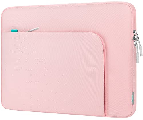Lacdo Borsa Protettiva Custodia per 16 New MacBook Pro M5 Pro/Max A3428 A3429 2026, M4/M3/M2/M1 A3403 A3186 A2991 A2780 A2485 A2141 2024-2019, 15 MacBook Pro 2012-2018, 15 Surface Laptop 7, Rosa