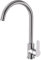 DETBOM Rubinetto Cucina in Acciaio Inox 304, Rubinetto Lavello Cucina Alta Pressione Girevole a 360°, Miscelatore Cucina Monocomando, Rubinetti Cucina Acqua Calda e Fredda