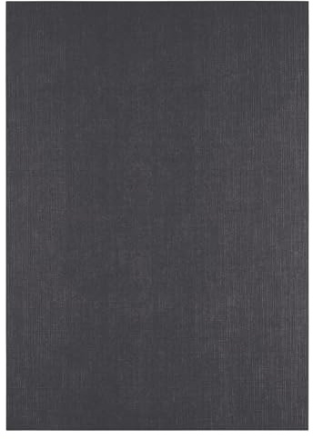 Florence Cartulina de Lino A4 Negro - 10 Hojas de 250 g - Folios de Colores para Scrapbook, Tarjetas, Invitactiones de Boda y Manualidades
