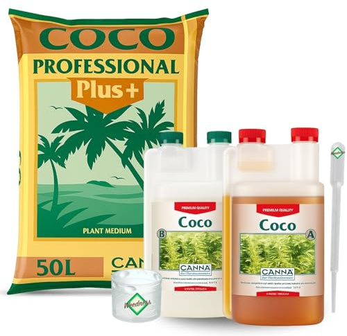 Weedness Canna Coco Prof. Plus 50 L COCOSET S – Gödningsmedel set coco storlek S