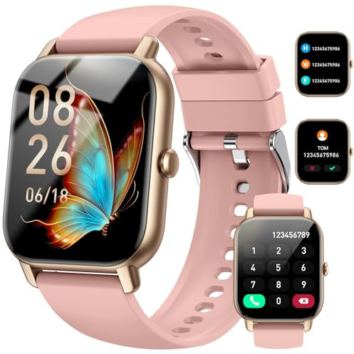 Togala Smartwatch con Effettua/Risposta Chiamate, Orologio Smartwatch Uomo Donna, 1.85'' Fitness Tracker con 114+Sportive/Sonno Cardiofrequenzimetro, Impermeabil IPx8, Smart Watch per Android iOS