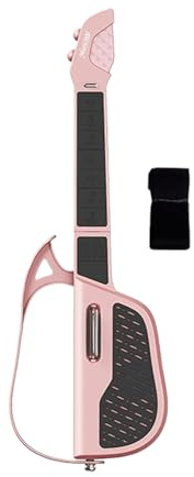 Celuicion Guitarras Inteligentes Para Adultos | Herramienta De Cuerda Sin Cuerdas,Guitarra De Viaje Plegable Con Modo Acuerdo Automático Integrado Y Guía De Luz LED | Para Adultos Al Aire Libre Fiesta
