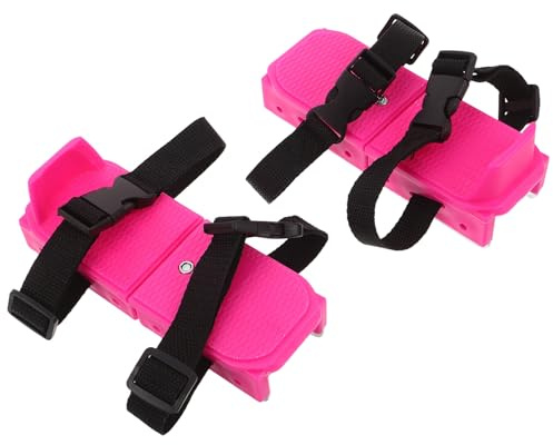 BELLIFFY Pattini da Ghiaccio Regolabili per Scarpe da Pattinaggio per Principianti Imbottitura Protettiva Mini Pattini da Hockey per Attività Invernali su Piste e Neve Taglia 16-21 CM