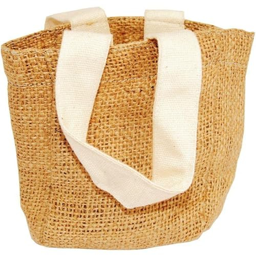 Sodertex Pot Toile x 10, Sac À Fleur en Jute, petit