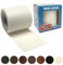 MATCH 'N PATCH Realistic Leather Repair Tape - Adhesive Leather Patch for Sofa, Car Seats & Upholstery, Easy-to-Apply - White, 5.72 x 457.2 cm