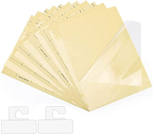 Jigsaw Puzzle Saver Peel Stick Glue Mat Sticks Sheets Clear, 15 Sheets for 2000 Pieces Large Puzzle Framing with Strong Adhesive Paper Frame Table Clear with Hanging Tabs for Kids Adult