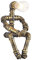 Kaj Hejmo Water Pipe Robot Style Tischlampe- Vintage Industrial Tischlampe-Steampunk Lampe Eisen Retro Nachttischlampe für Vintage Möbel Dekorationen (Bronze-Style B)