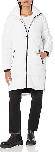 KARL LAGERFELD Karl Lagerfeld Paris Women's Full Length Puffer Jacket Sudadera corta con capucha Mujer
