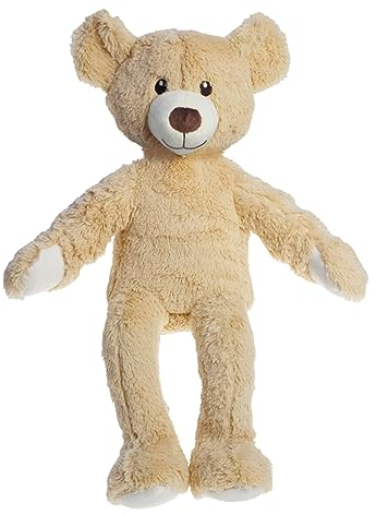 Heless 55005 - Kuscheltier Teddy in Beige, ca. 22 cm großer Teddybär zum An- und Ausziehen, Liebhaben und als Spielgefährte