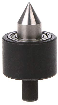 Centro giratorio para cabezales centrales vivos, vástago de 6 mm para torno, máquinas y caja de herramientas