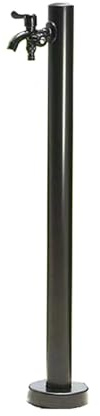 Genérico Columna de Agua anticongelante y antioxidante con Grifo, Fuente de Columna de Agua Exterior de Acero Inoxidable, Columna de Agua de jardín de Acero Inoxidable con Grifo Doble, Fuente exterio