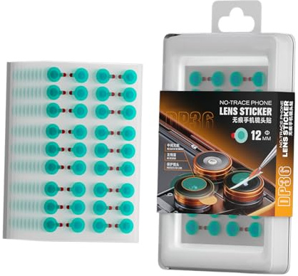360 pegatinas para lentes de teléfono móvil, tamaño, cobertura total, antiluz, resistente a los arañazos, pegatina de filtro de luz de repuesto