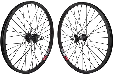 Wheel Set Pair 20 x 1.75 WEI519, Bolt On, Blk, 36H
