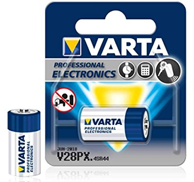 VARTA Batterien V28PX/4SR44, 1 Stück, 6,2V, Spezialbatterien für elektronische Kleingeräte - Uhren, Taschenrechner, Made in Germany
