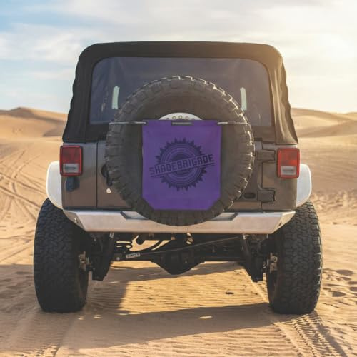 SPIDERWEBSHADE Mesh TrailSac Buggy Bag - Exterior Storage Bag Accessory for Gear - Jeep Wrangler Bronco UTV ATV Heavy Duty Dry-Wet Trash Sack for Camping, Beach, Outdoor - Made in America - (Purple)