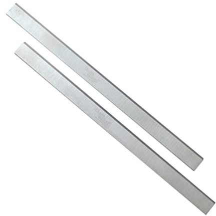 DIAMWOOD - 2 Fers Pour Raboteuse Dégauchisseuse - Lames Réaffûtables En Acier Rapide HSS - 310 x 25 x 3 mm - Usinage Bois Dur Et Tendre - Jeu De 2 Pièces
