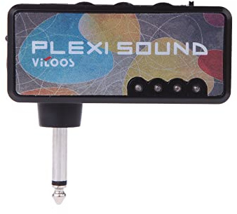 Btuty Electric Guitar Amplifier Headphone Amp 1/4 Inch Plug 3.5mm Headphone Jack & Aux In with Classical Distortion Effect Built-in Rechargeable Battery