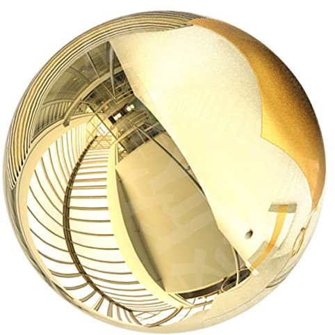 PHENOFICE Gartendekor Kristallkugel Aus Edelstahl Farbige Reflektierende Ball Poliert Spiegelkugel Für Außenbereich Gartenbereich