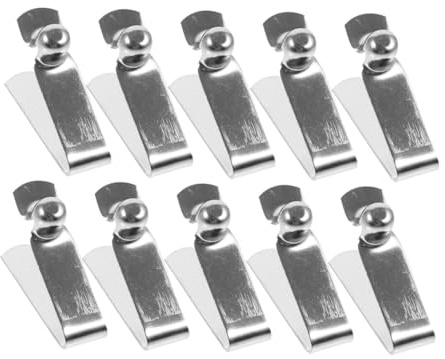 Gatuida 20 Piezas Clips De Resorte Para Postes De Tienda Clips De Resorte Para Postes Hebilla De Metralla Para Kayak Botón Pulsador Para Sombrillas De Kayak Tubo Broche Cierre Accesorio De