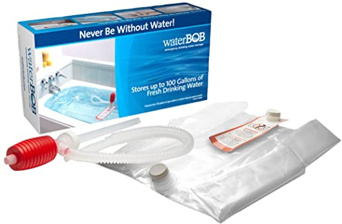 WaterBOB | Bathtub Emergency Water Storage Container, Drinking Water Storage, Hurricane Survival, BPA-Free (100 Gallon) (1)