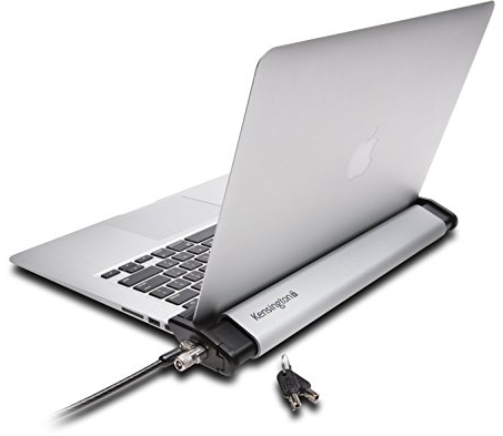 Kensington K64453WW Laptop-Locking Station 2.0 mit MicroSaver 2.0 für Apple MacBooks und ultraflache Notebooks Silber/Schwarz