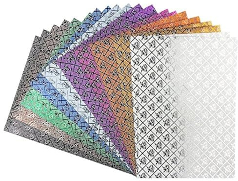 Ideen mit Herz effektpapper, rosendesign, metallisk, DIN A4, 128 g/m², 20 ark | pysselpapper, glitterpapper | för gratulationskort, scrapbooking, gör-det-själv, kort, hantverk, dekoration