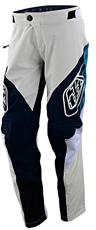 Troy Lee Designs Mountain Bike Cycling Bicycle Riding MTB Pants for Youth, Sprint Pant (18, Jet Fuel White)