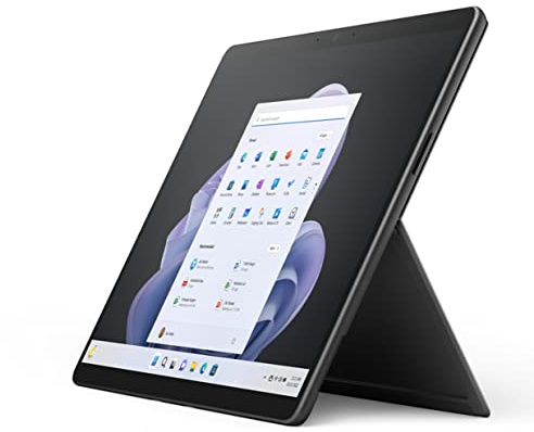 Microsoft Surface Pro 9, i7, 16GB RAM, 512GB SSD, Win 11 Home, 13 Zoll 2-in-1 Tablet/Laptop, Graphit, powered by Intel Evo Plattform