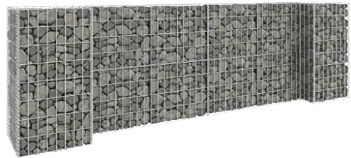 WIFESE 260 x 40 x 80 cm, a forma di H, per gabbioni, per gabbioni, in pietra