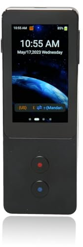 Sprachübersetzer Gerät, Übersetzungsgerät Translator, 134 Sprachen für Reisen, Lernen und Business, Language Translator, 10 Offline, WiFi
