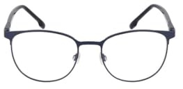 Rodenstock ROUNDED Metall Brillen in Dark Blue für Unisex, Brille mit Sehstärke, optional mit Sonnenbrillen tönung oder Blaulichtfilter (Modell R7148)